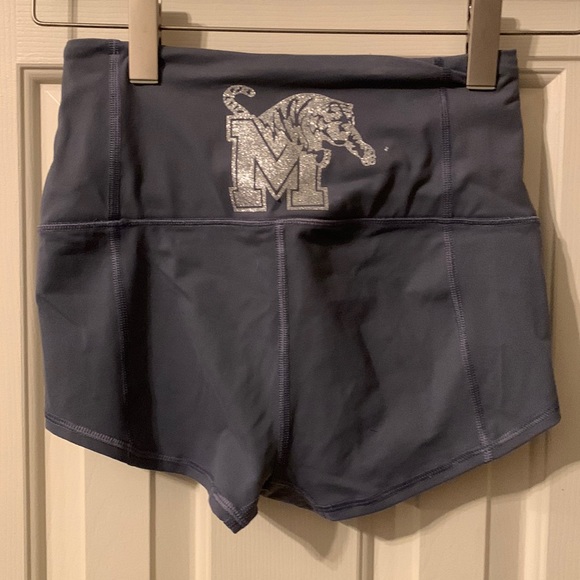 Victoria Secret University of Memphis grey booty shorts size small - Picture 1 of 5